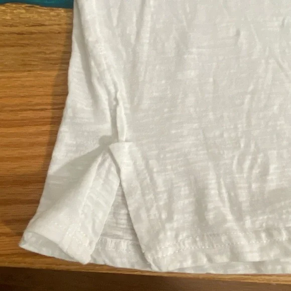 Olivaceous White Cut Out Short Sleeve T-Shirt - Picture 6 of 9